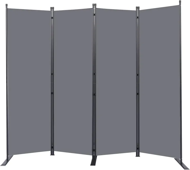 HOMSCREENER 6FT Portable Room Dividers and Folding Privacy Screens, 88”
